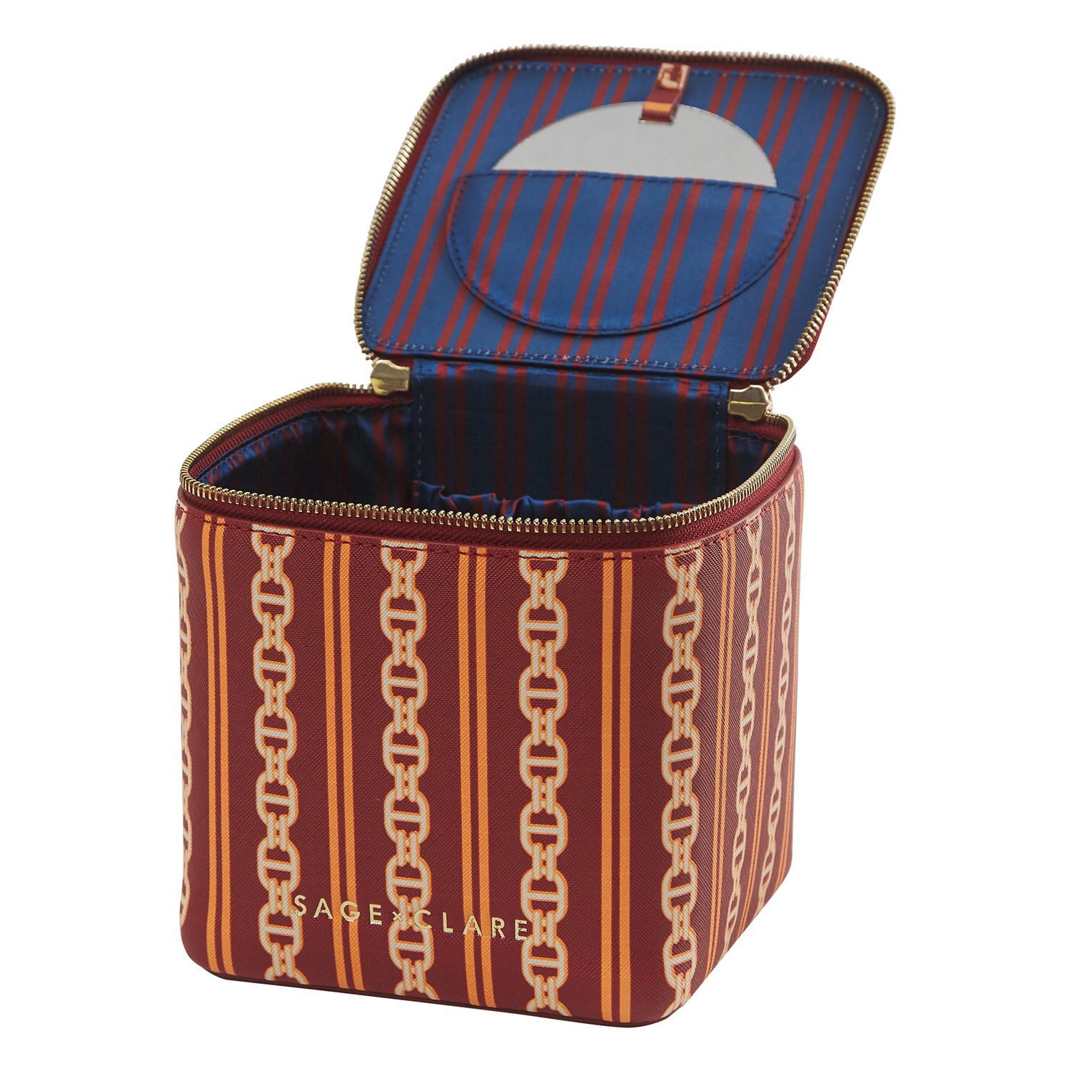 Acadia Cosmetic Case Mahogany