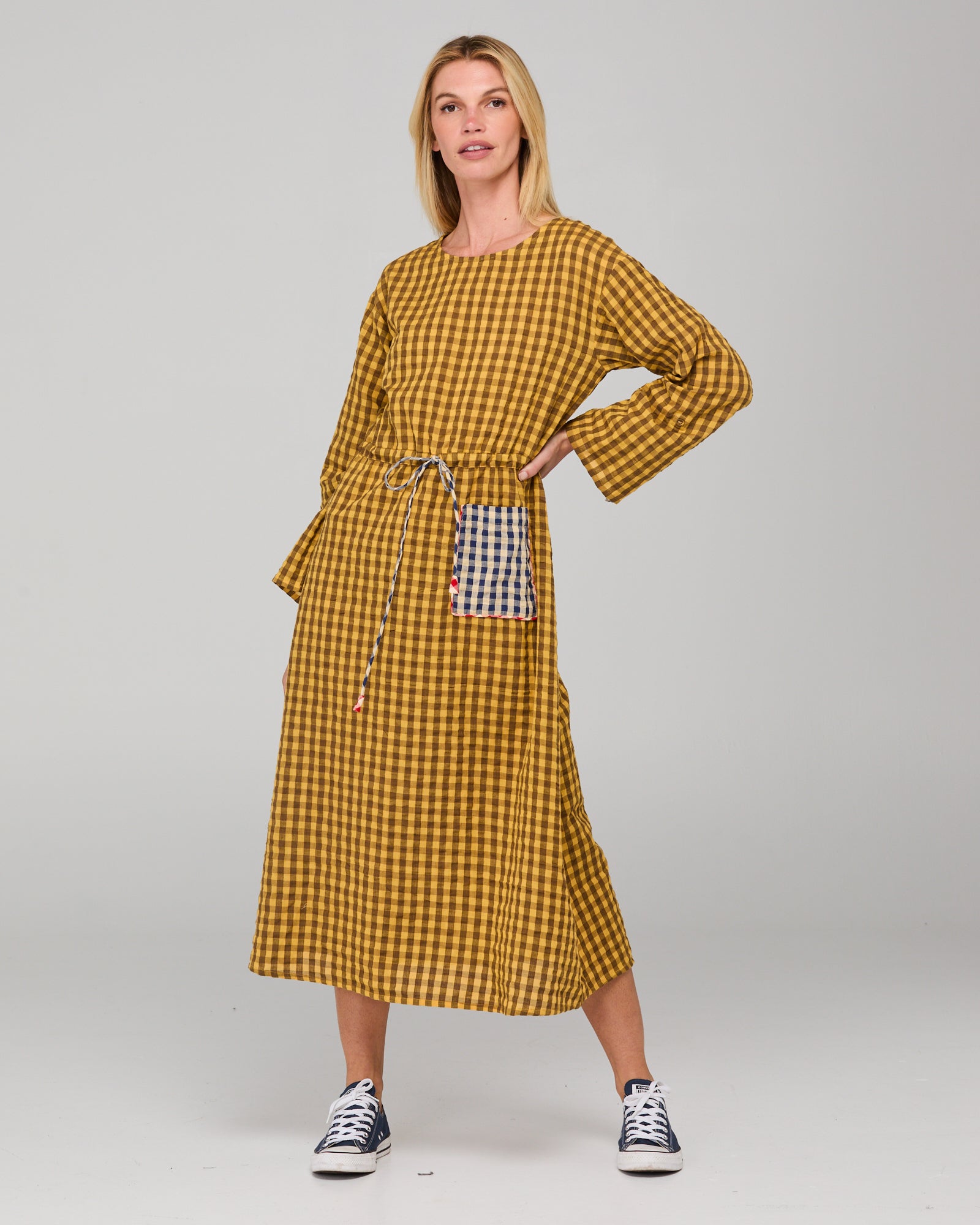 Akari Dress mustard