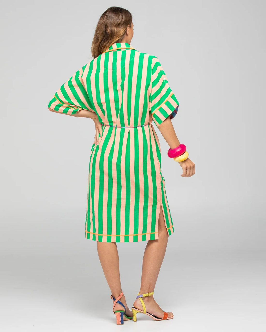 Maui Shirt Dress -Capri Peach