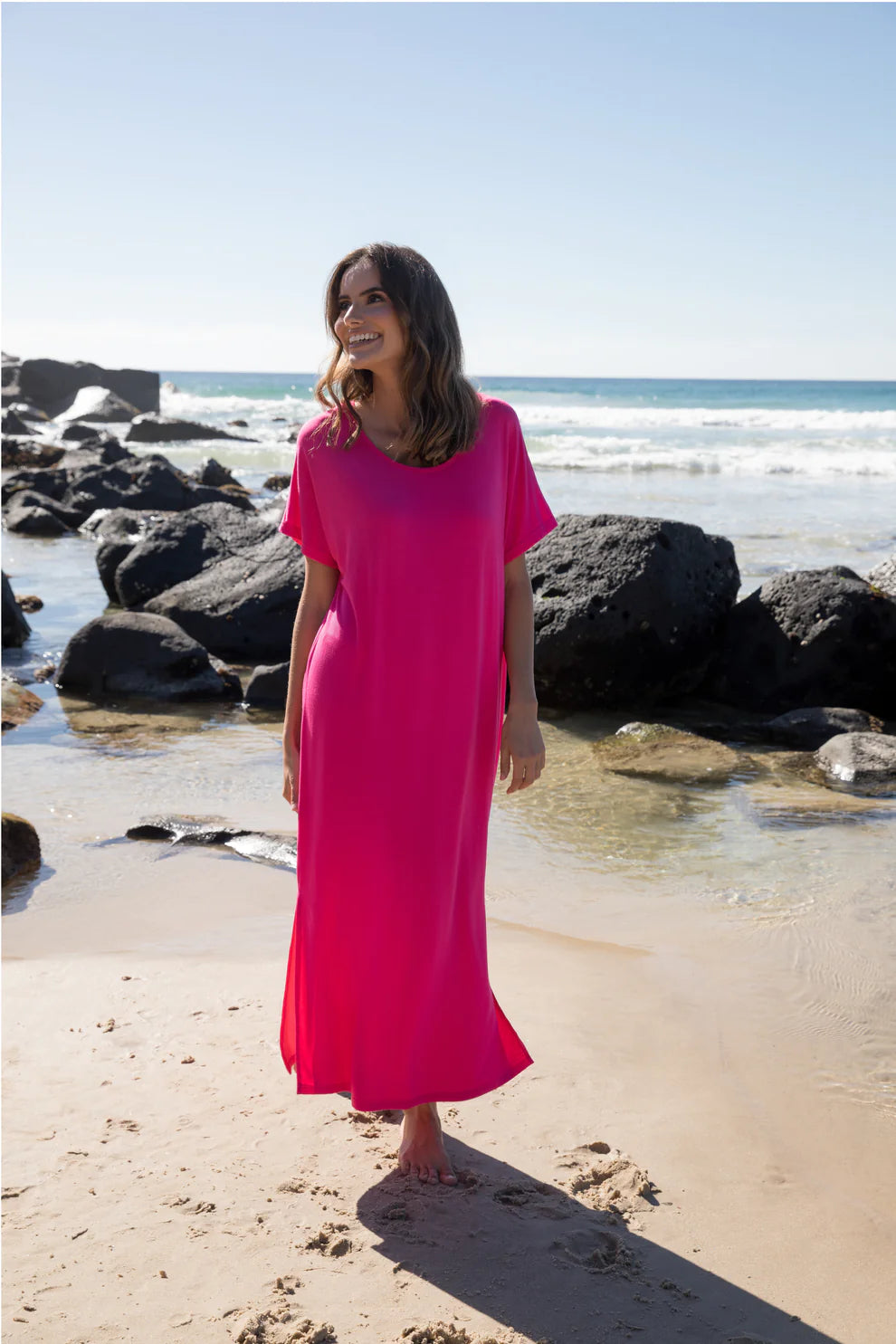 Destiny dress magenta Birdie and Lace Boutique Destiny dress magenta Birdie and Lace Boutique