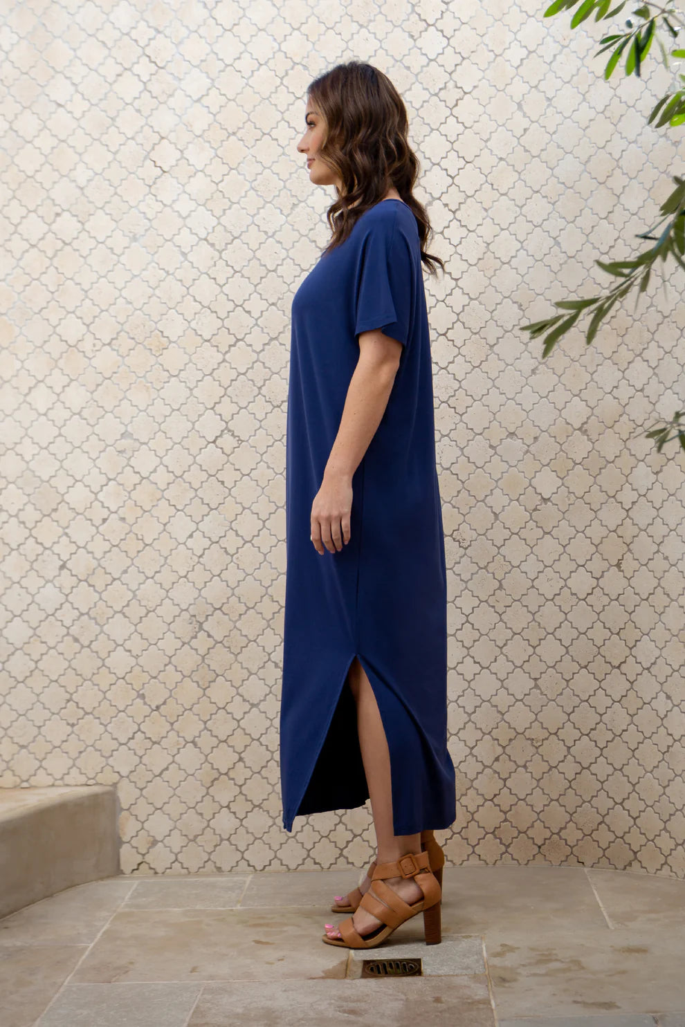Destiny Dress Navy