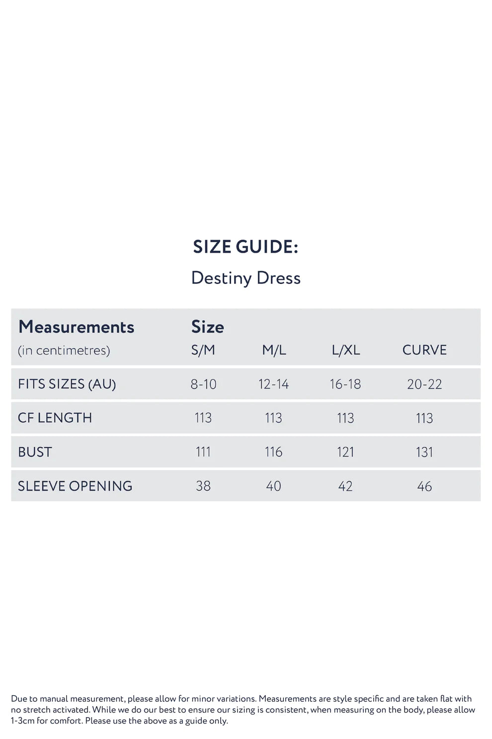 Destiny Dress Navy