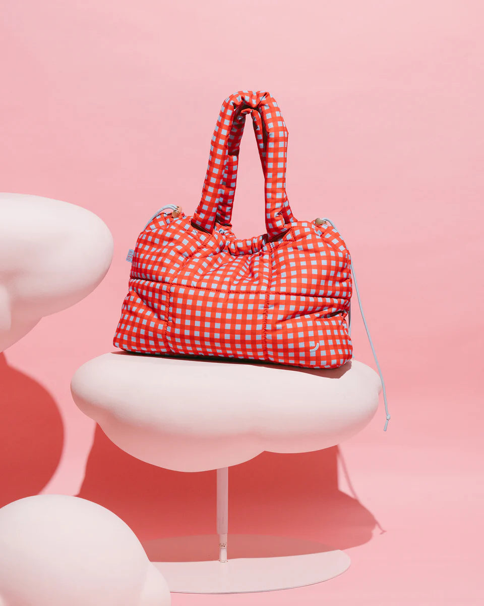 Raspberry Crush Marshmallow Midi Tote