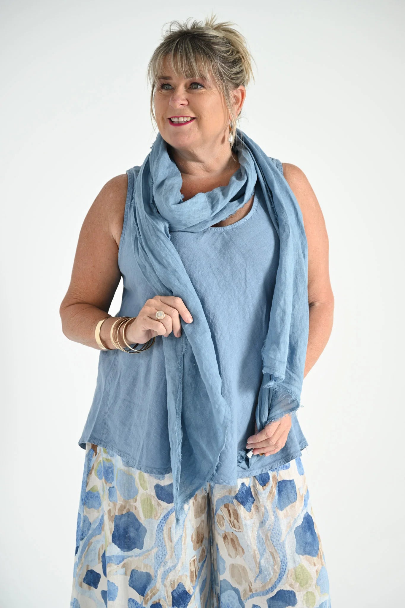 Etna Scarf - jeans