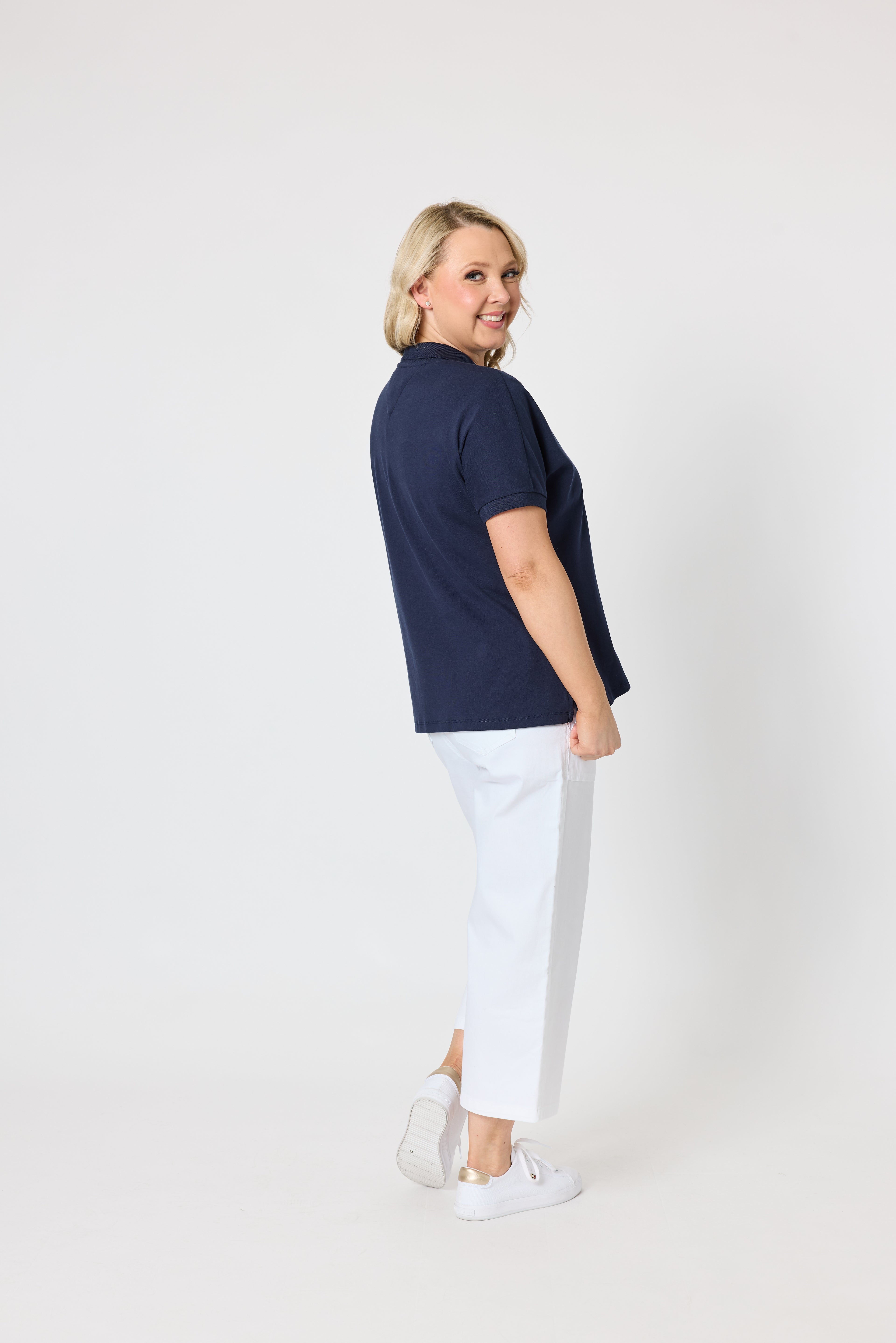 Fairway Polo Top - Navy