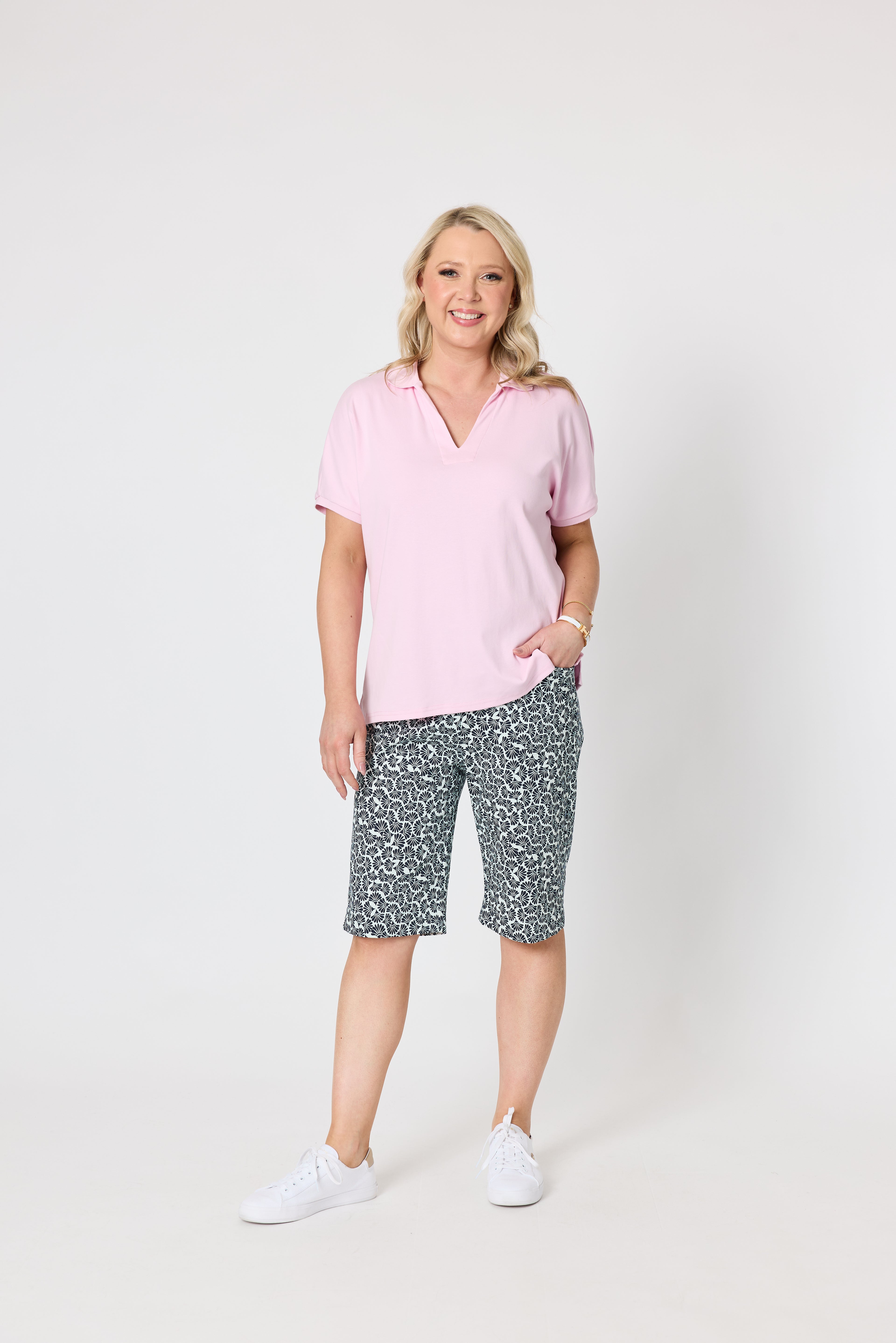 Fairway Polo Top - Pink