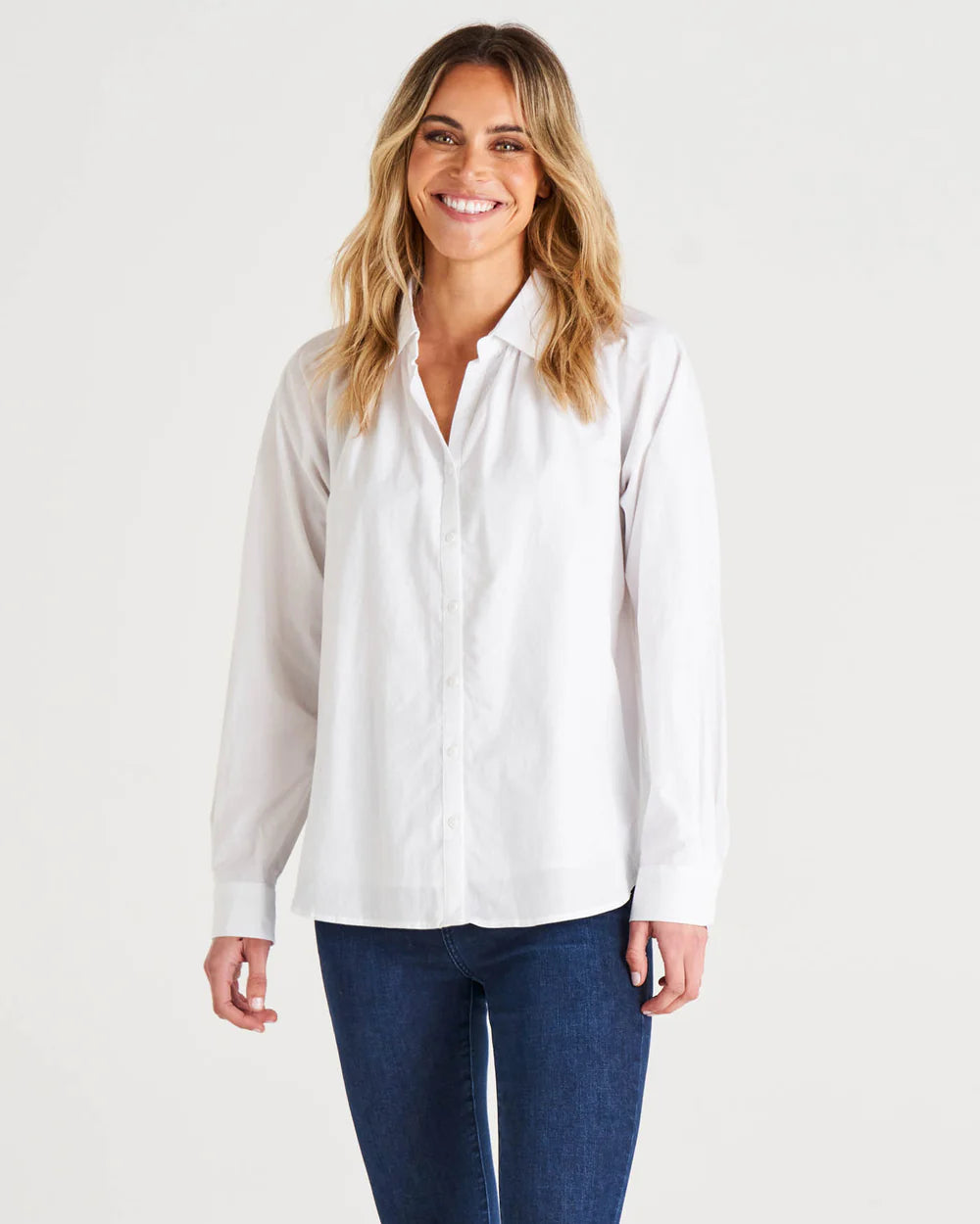 Jackie cotton blouse white