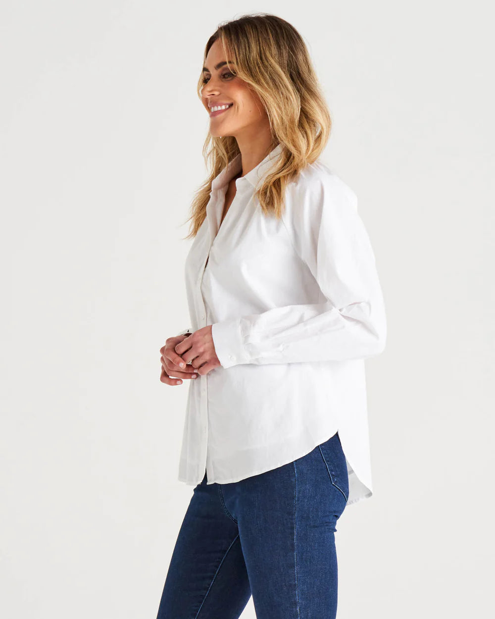 Jackie cotton blouse white