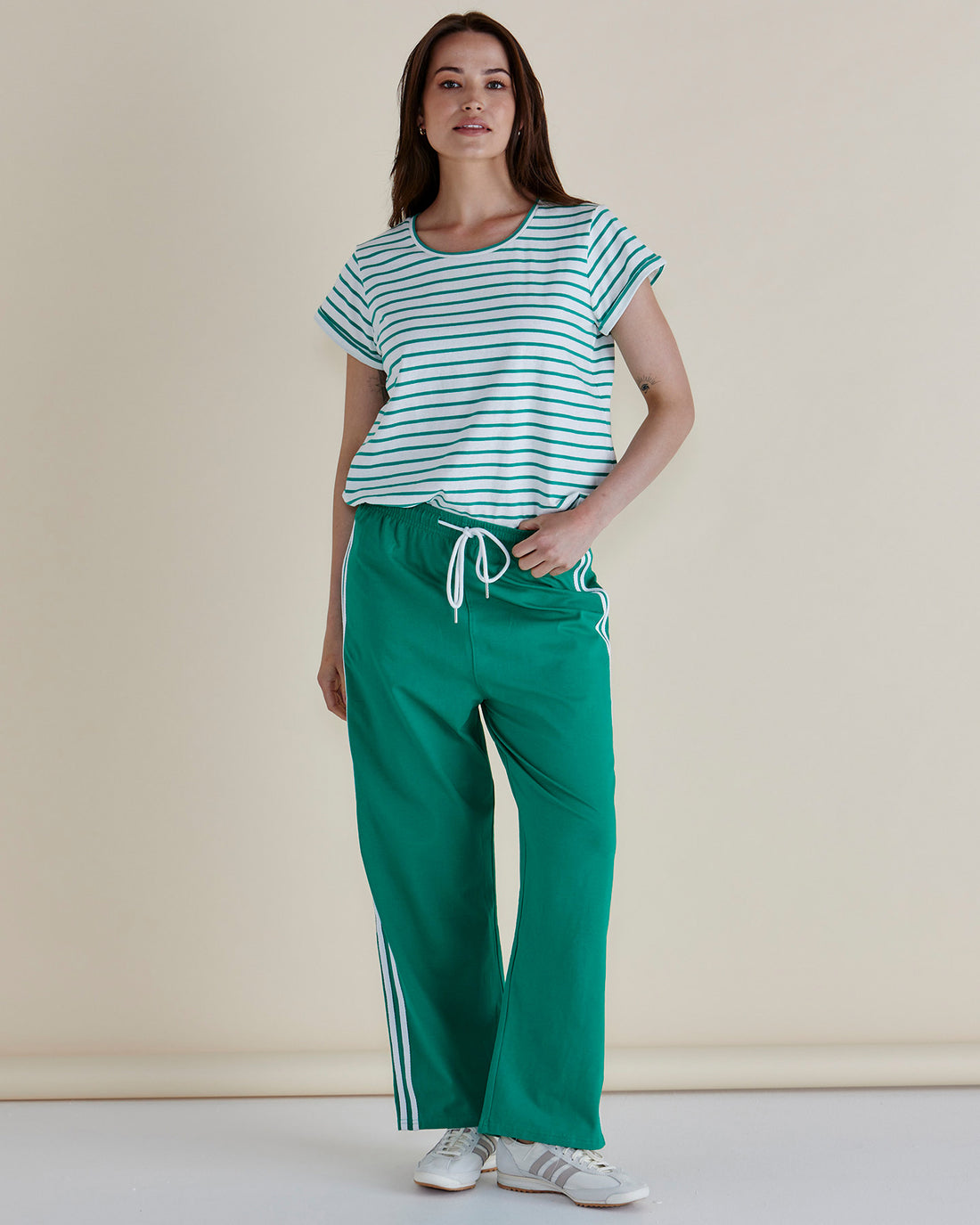 Nikki Relax Cotton Jogger green