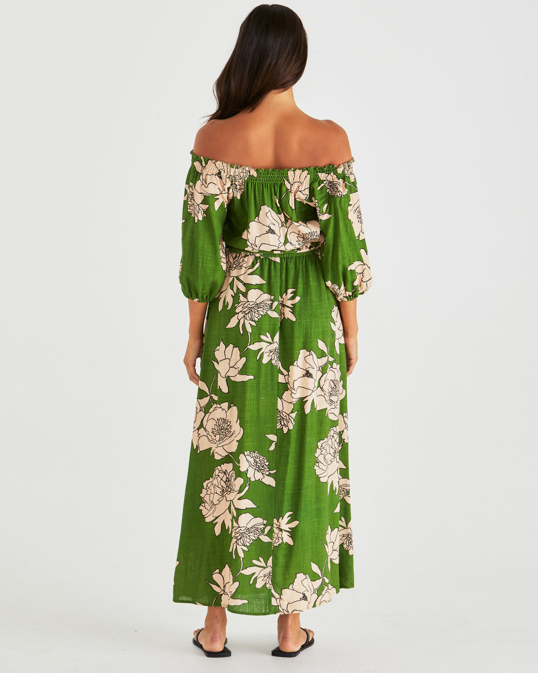 Antonie Off Shoulder Dress moonflower