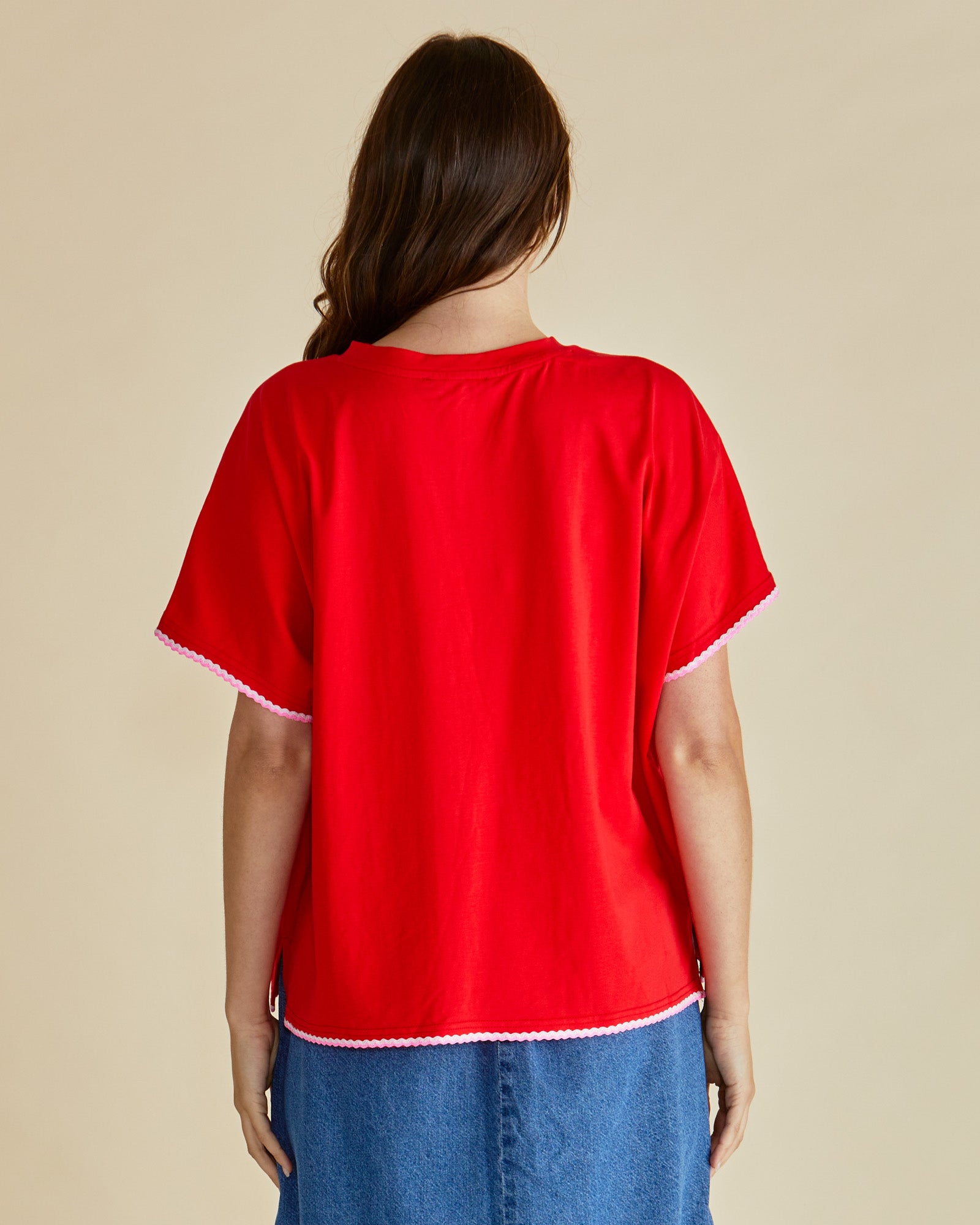 Avalon tee - red