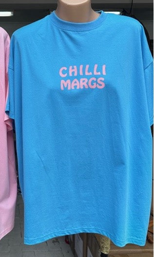 Chilli Margs tee blue