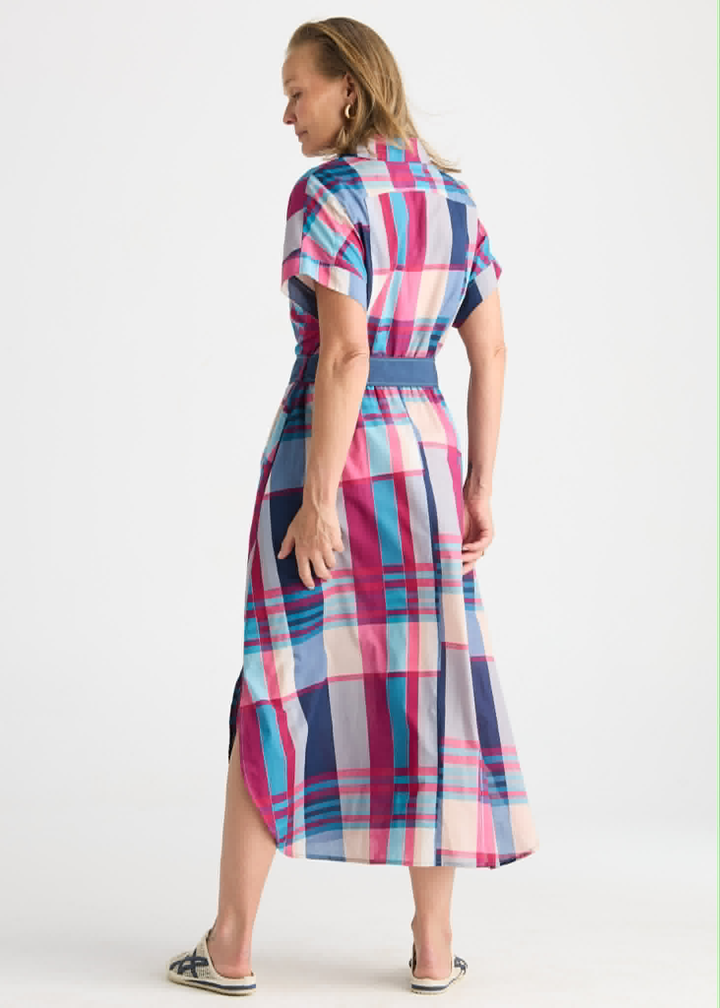 Checkered Dress - Eclipse