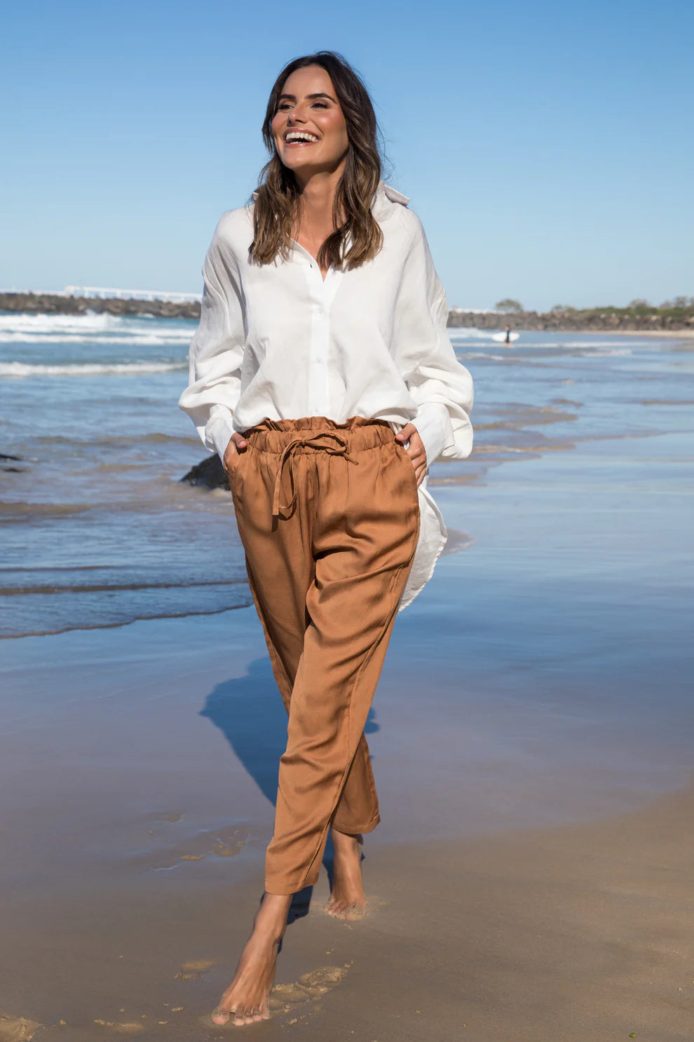 Olivia pant almond