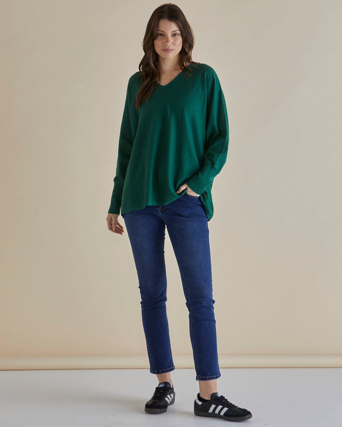 Destiny knit jumper Green