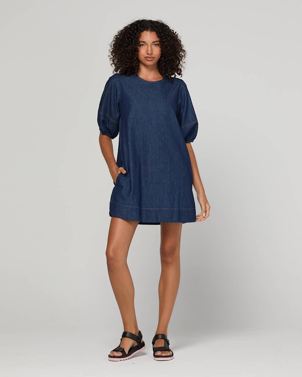 Ava Dress dark denim