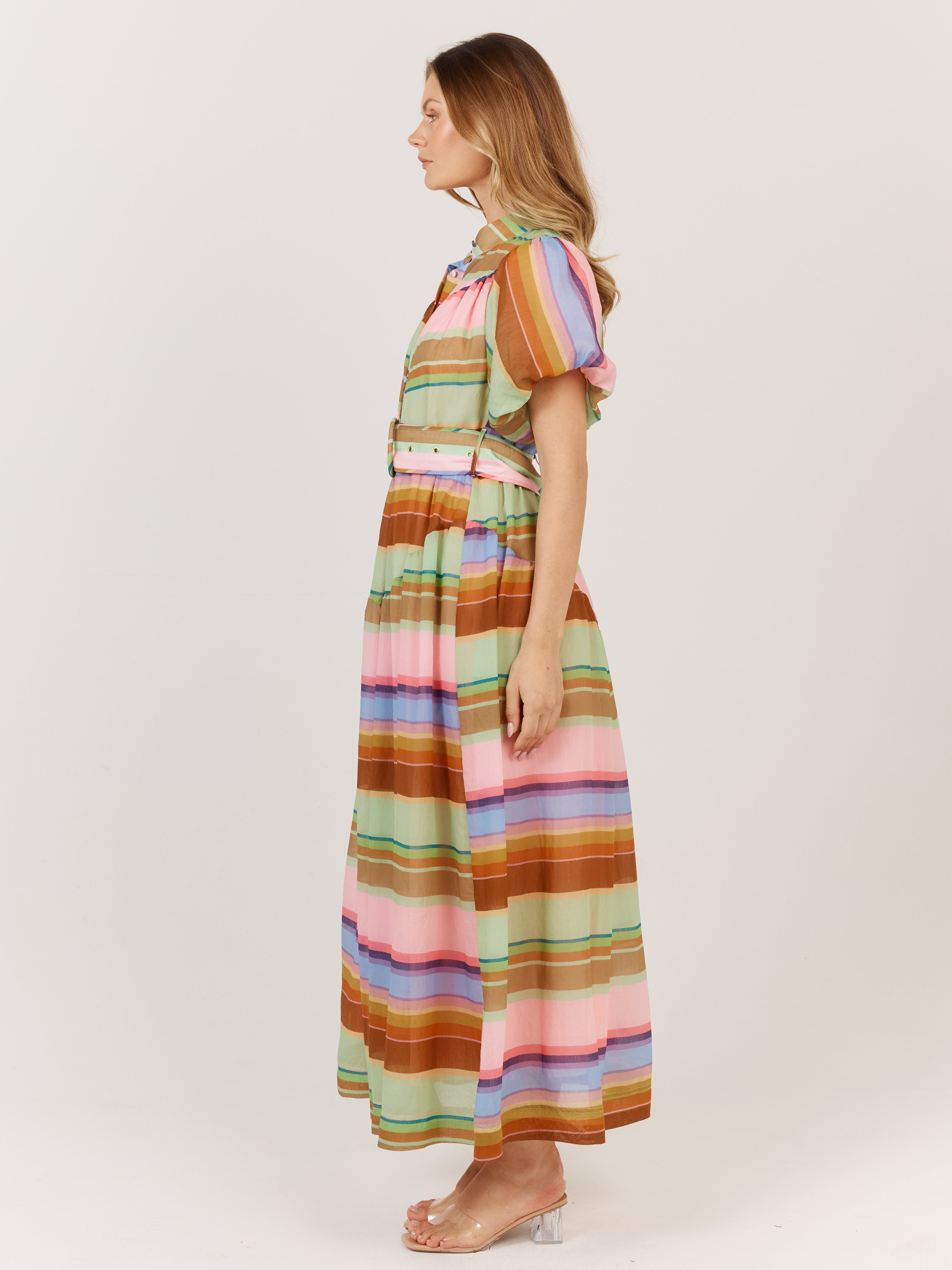 Siesta Dress stripe