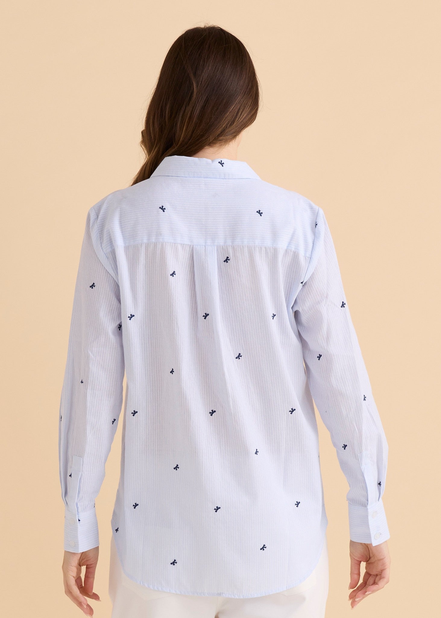 Reid Shirt Blue Bow
