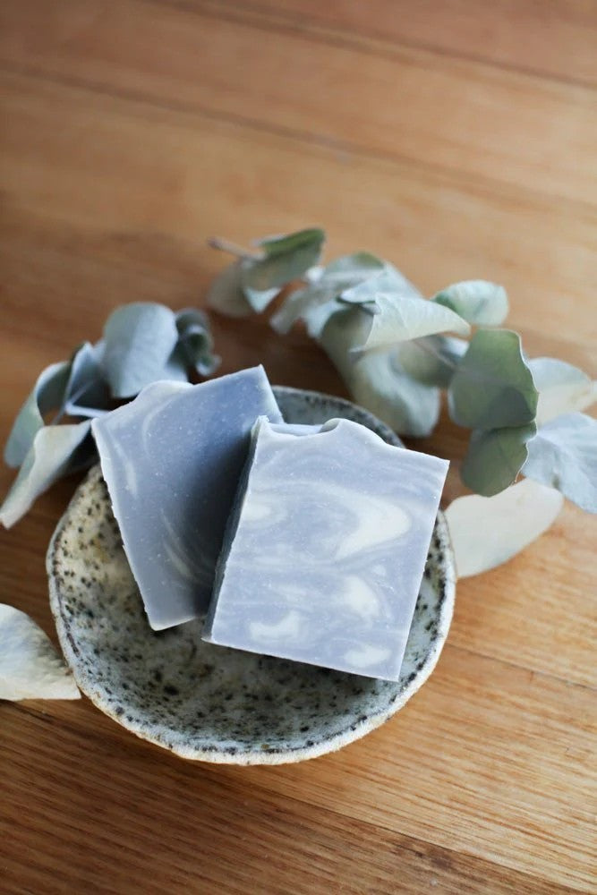 Cotton Gift Bag - 2 bars of Natural Soap