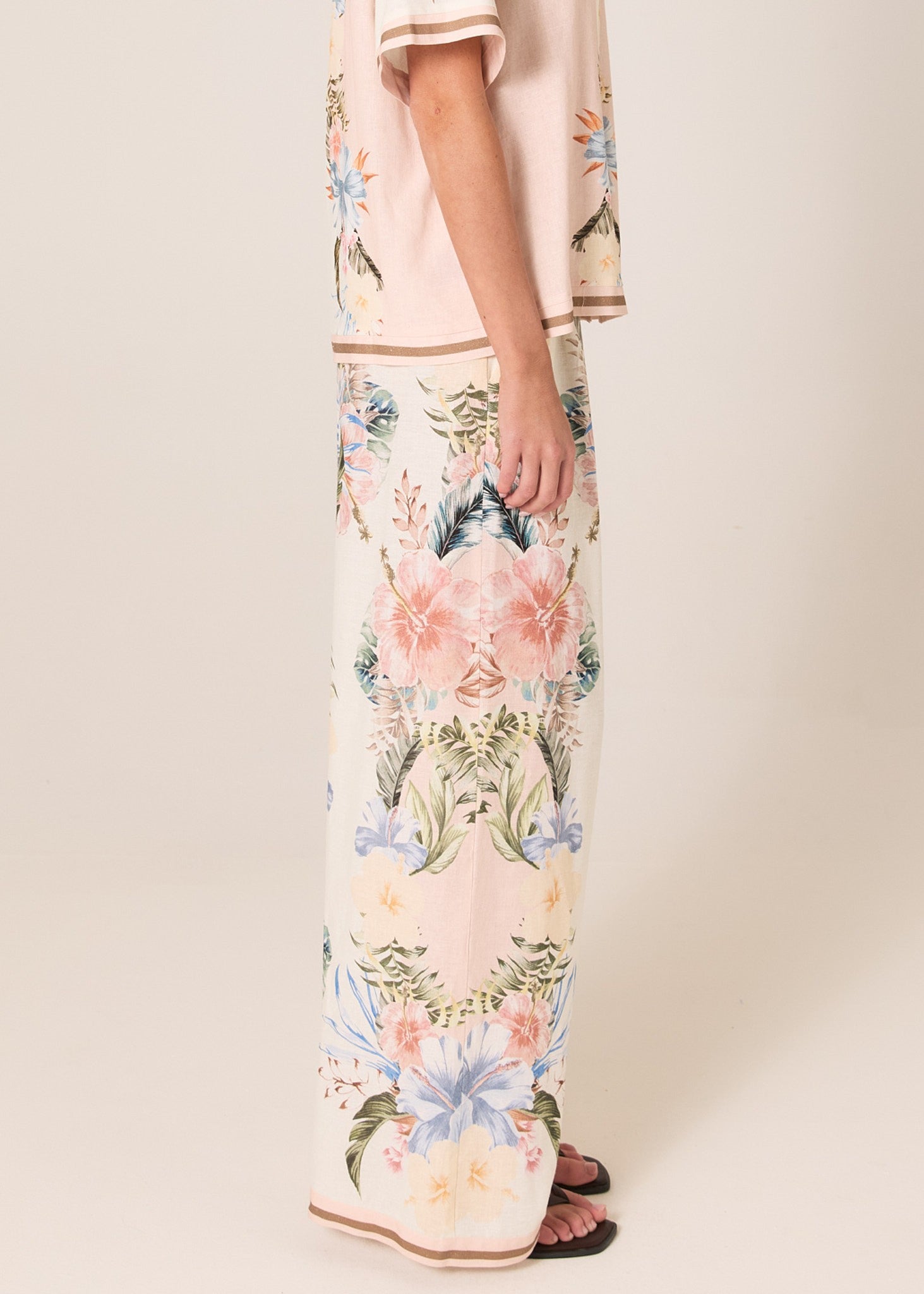 Solara Print Pant Pink