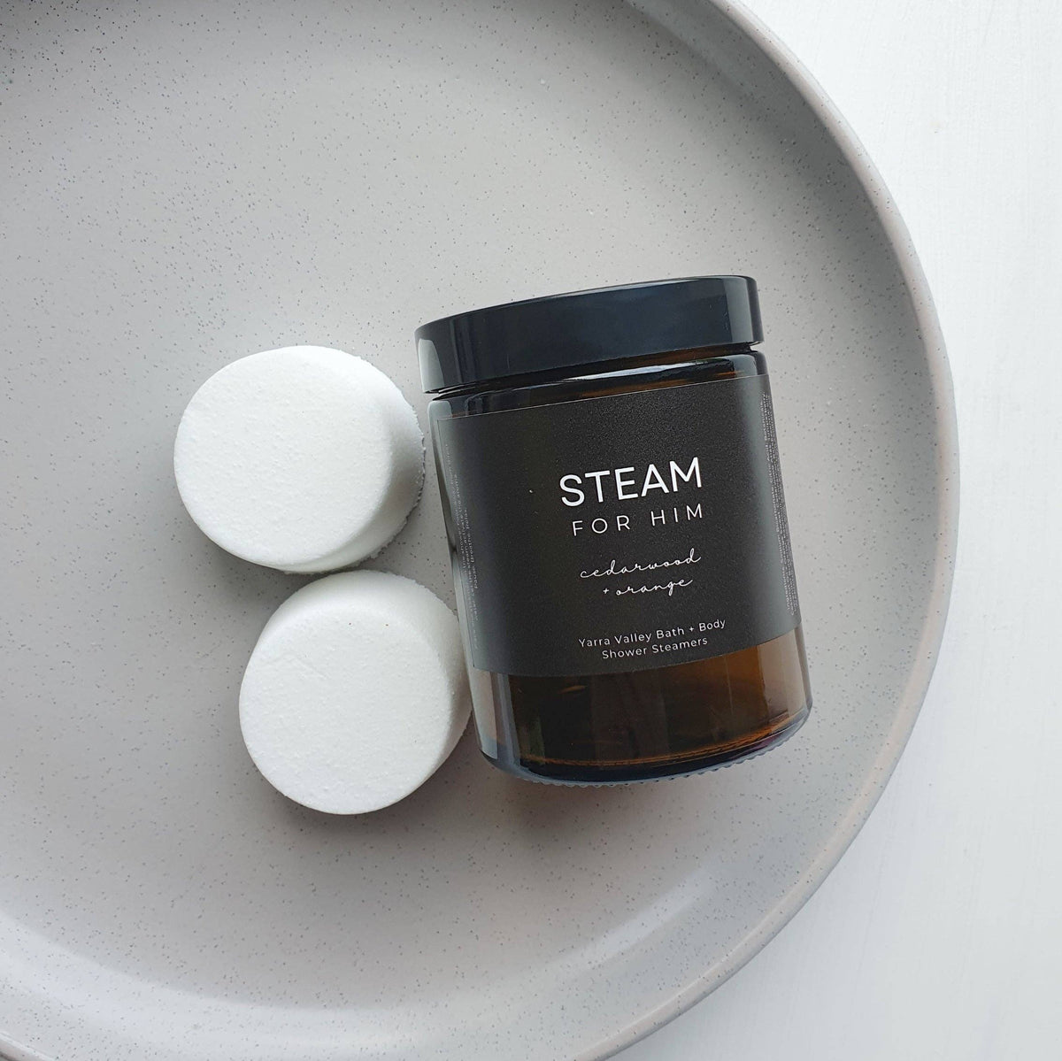 Shower Steamers for Him - Orange + Cedarwood