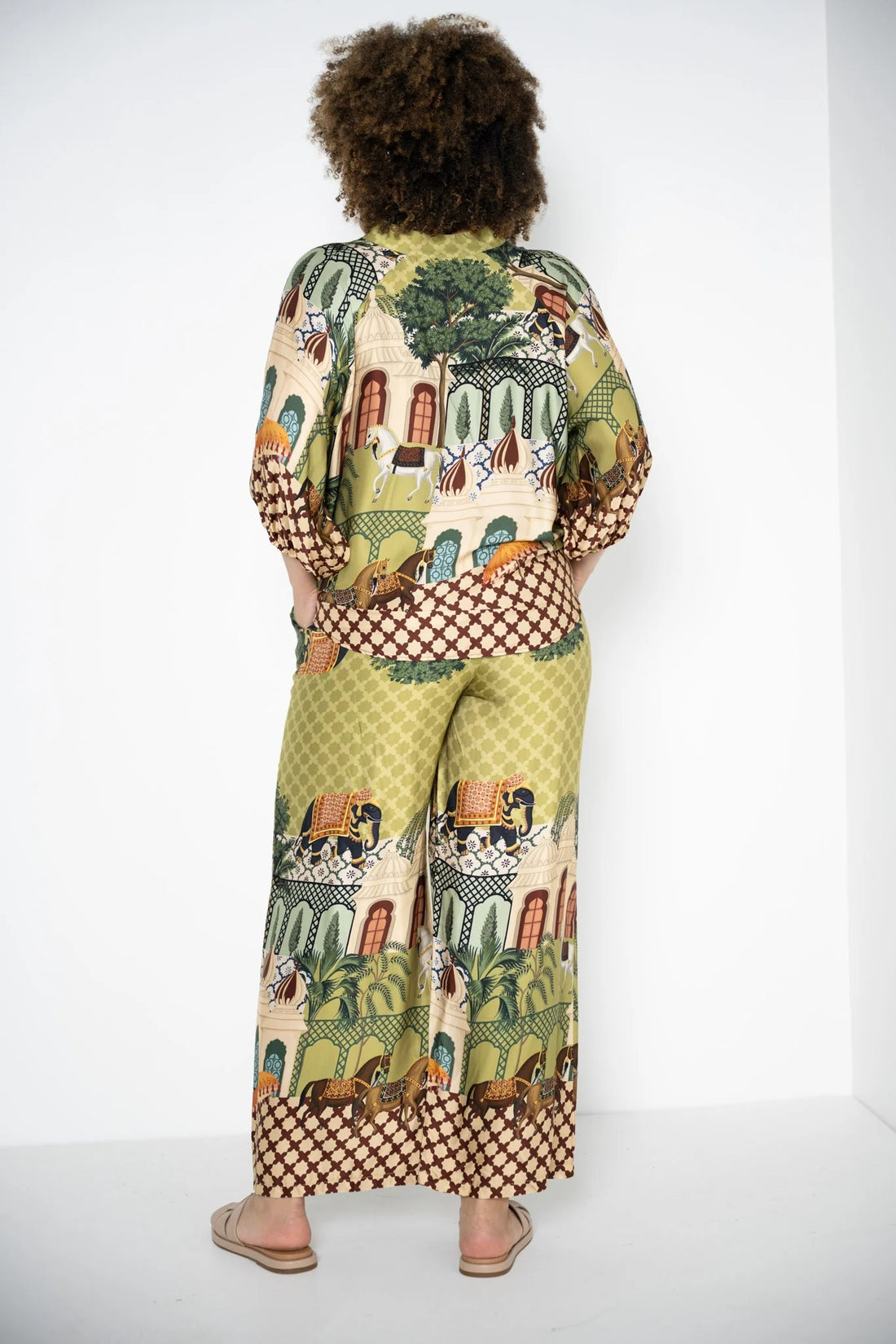 Lacassa Carnival Print Green