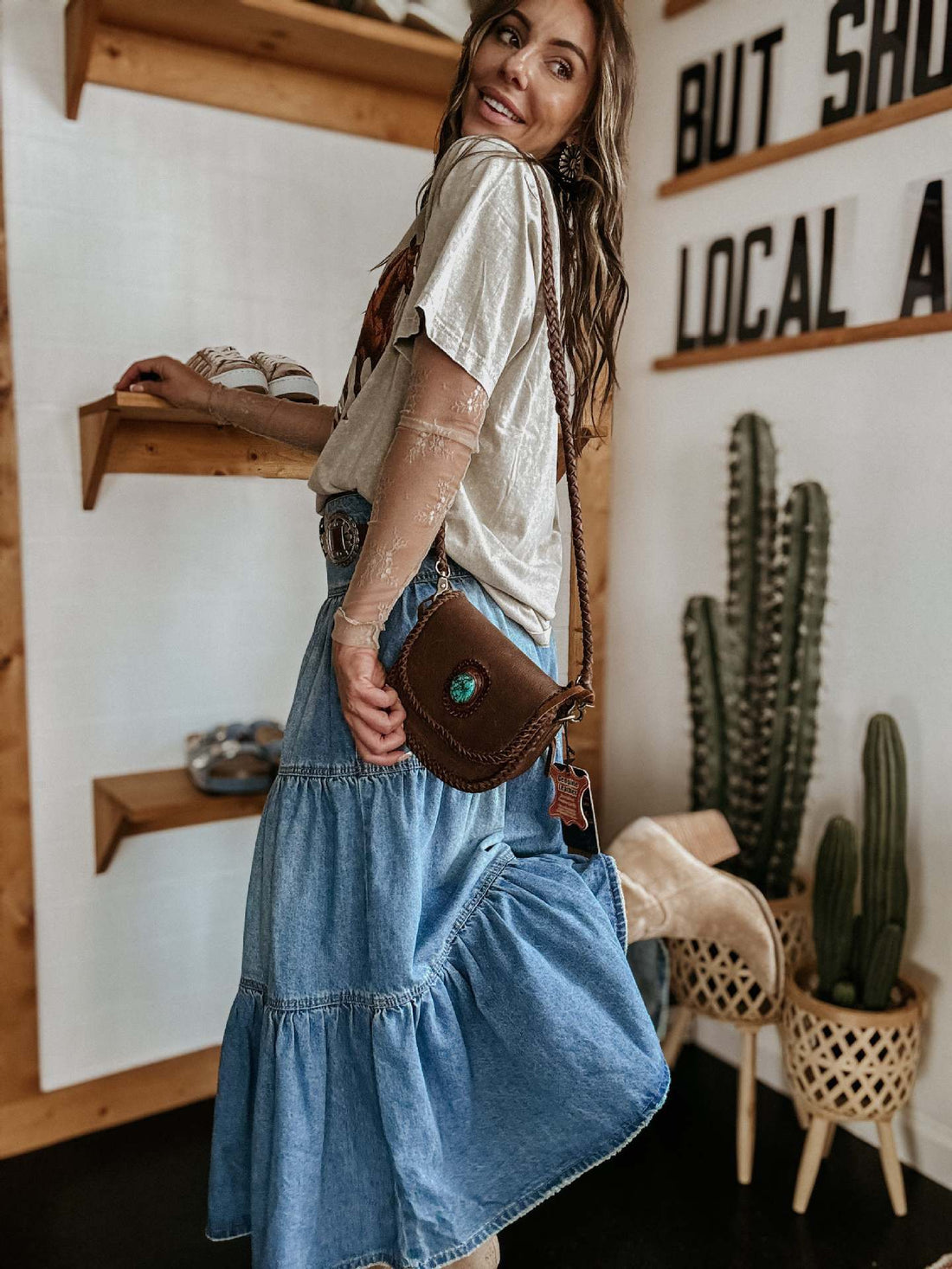 Rachel Skirt Denim