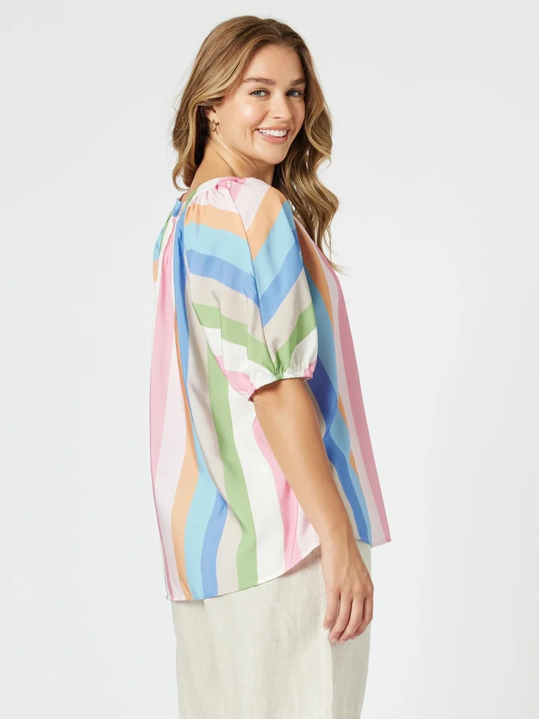 Lucy Striped Top multi