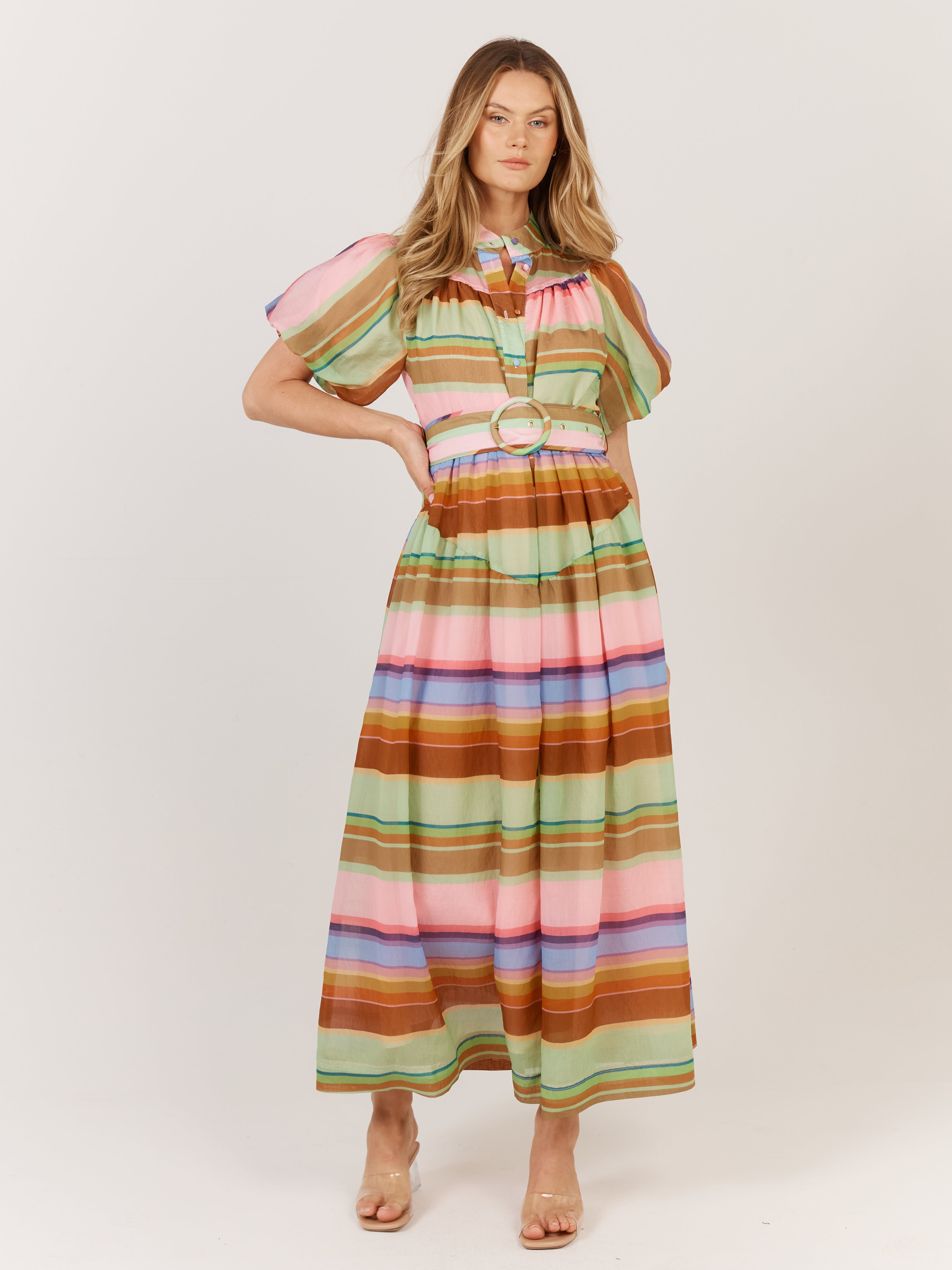 Siesta Dress stripe