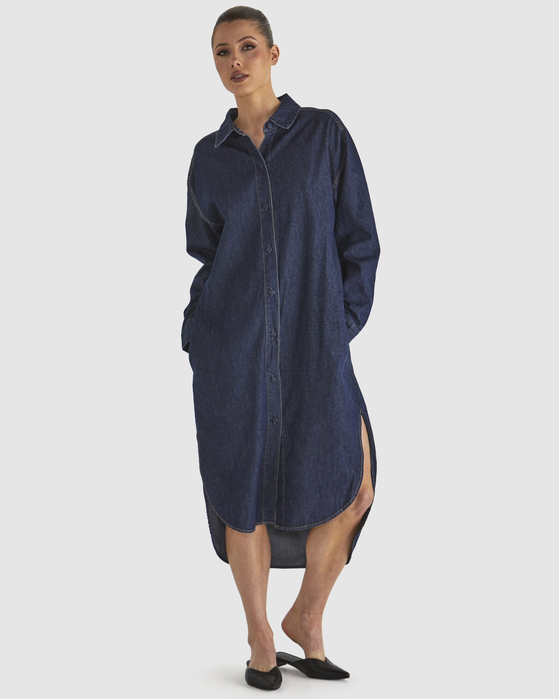 Soaring shirt dress