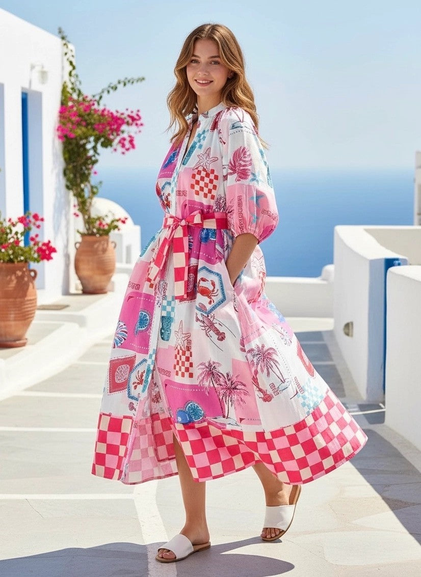 Nine five two dress pink