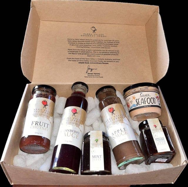 Christmas Condiment Hamper Box
