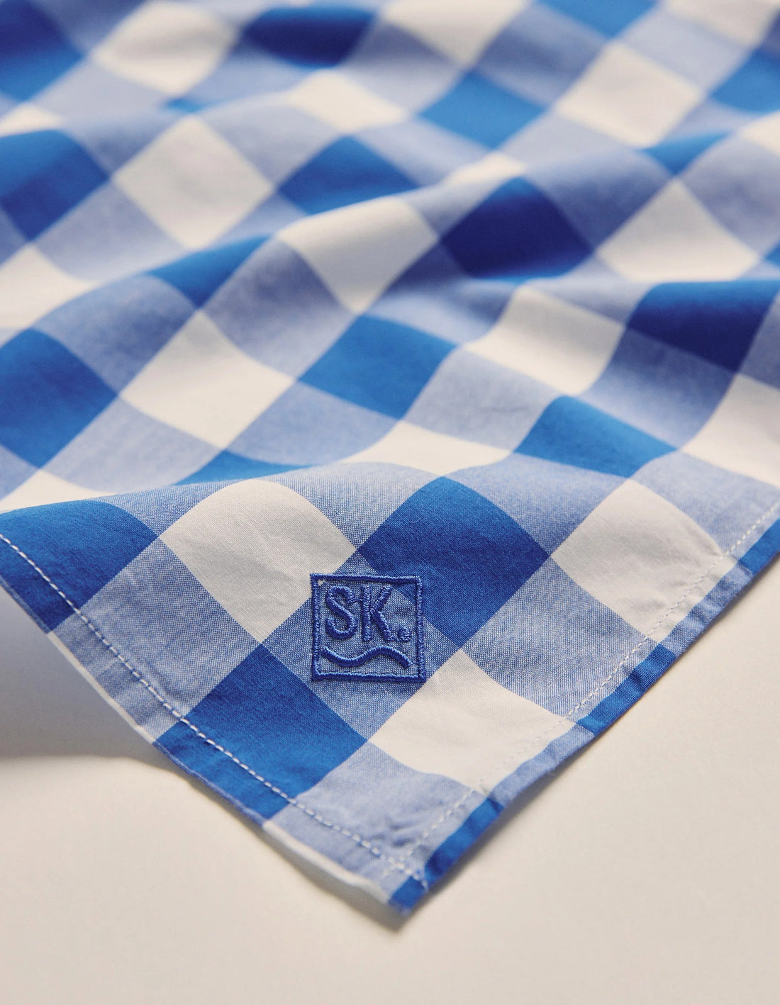 Parachilna Bandana mid blue check