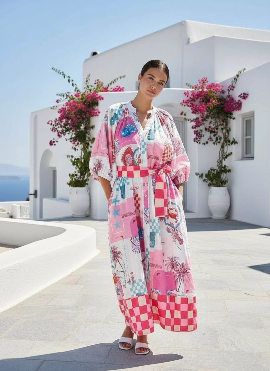 Nine five two dress pink