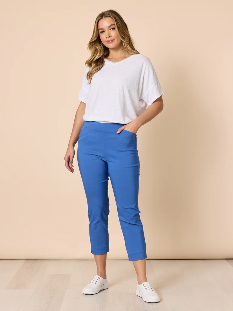 Zara Stretch Pant Blue