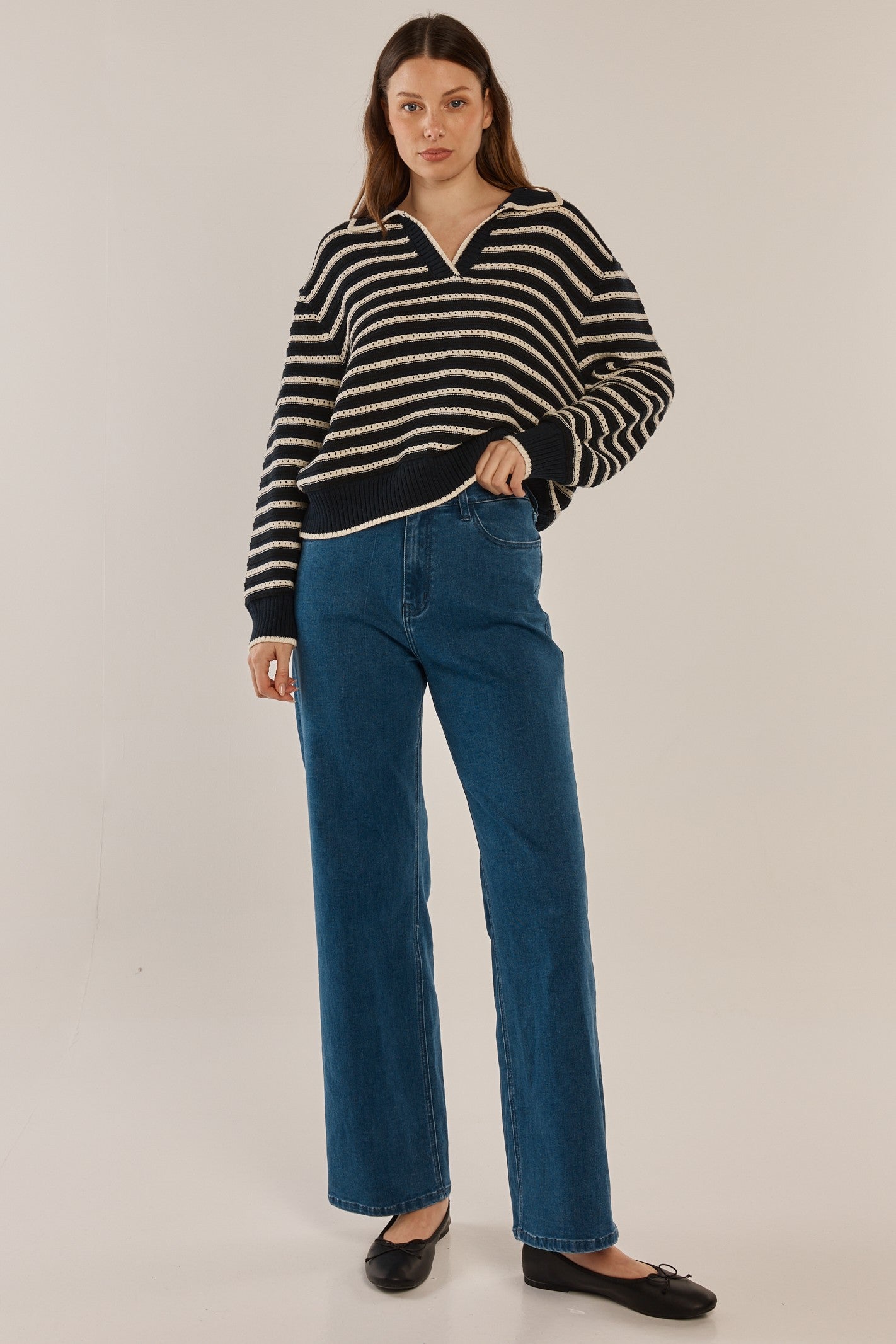 Aberdeen Polo Knit Sweater