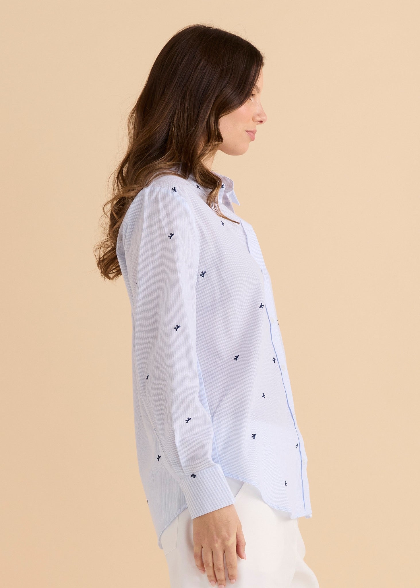 Reid Shirt Blue Bow