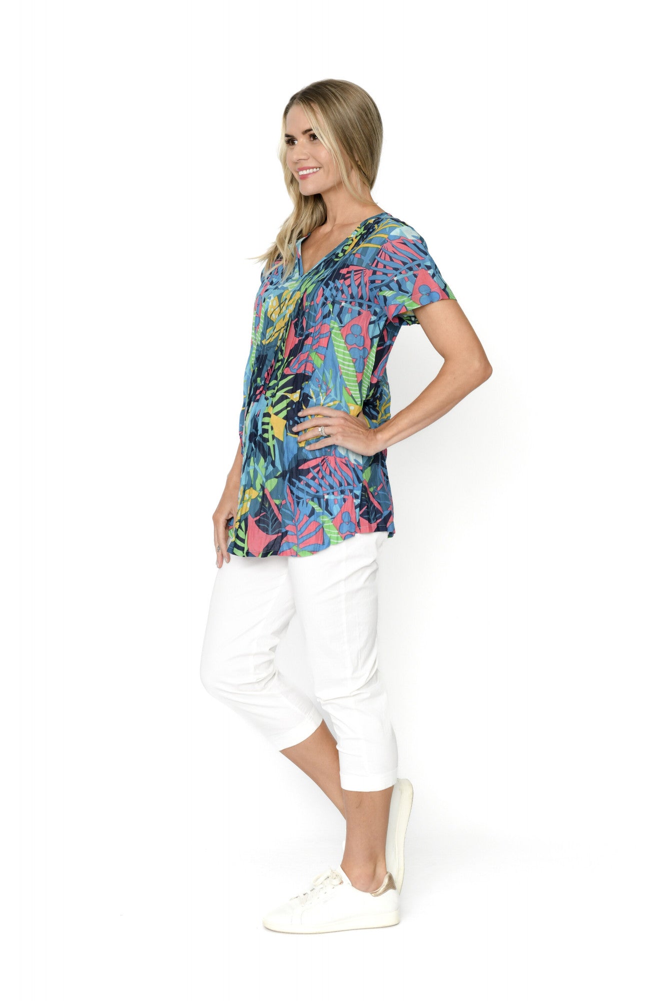 Kayla cotton blouse (JunglePop)