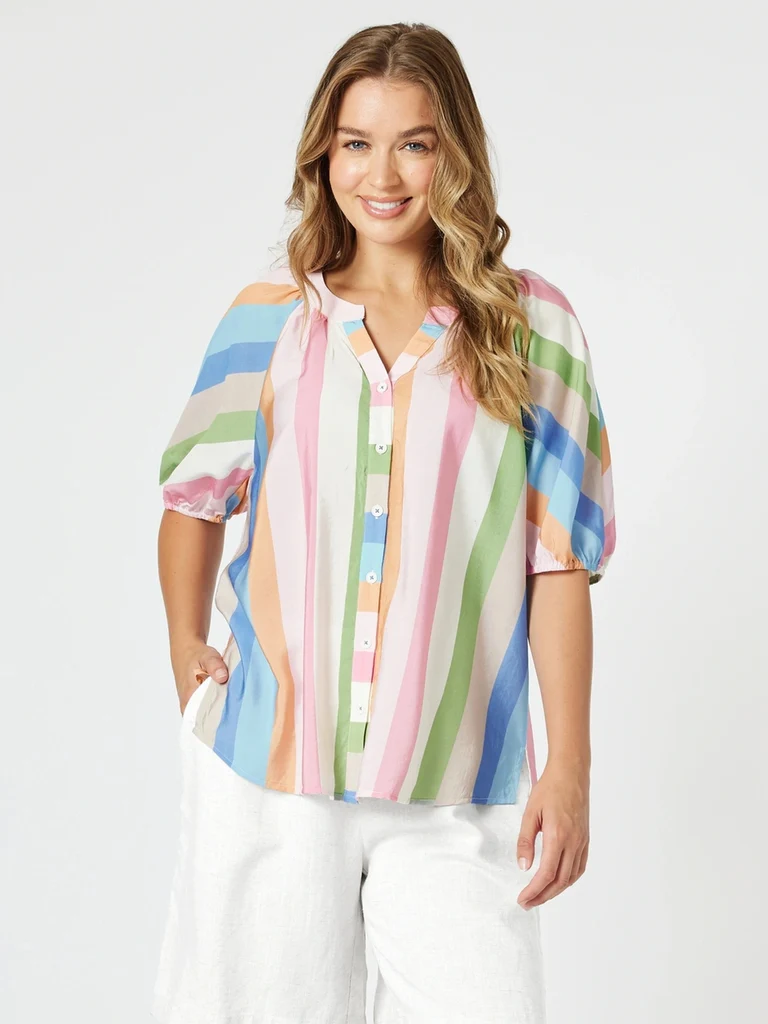 Lucy Striped Top multi