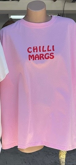 Chilli Margs tee pink