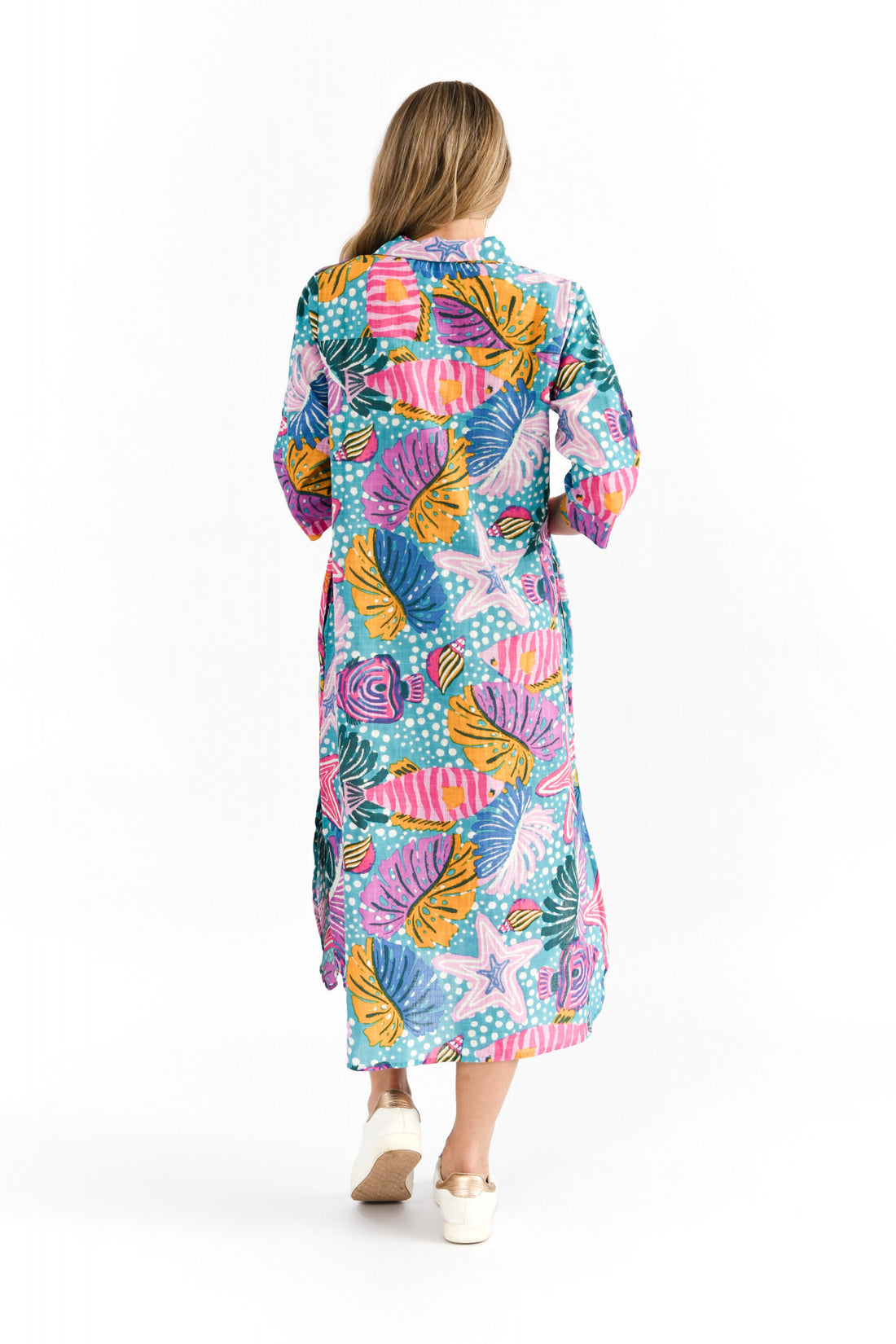 Sofia Shirt Dress Starfish 2