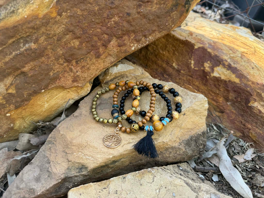Black Tree of Life Bracelet