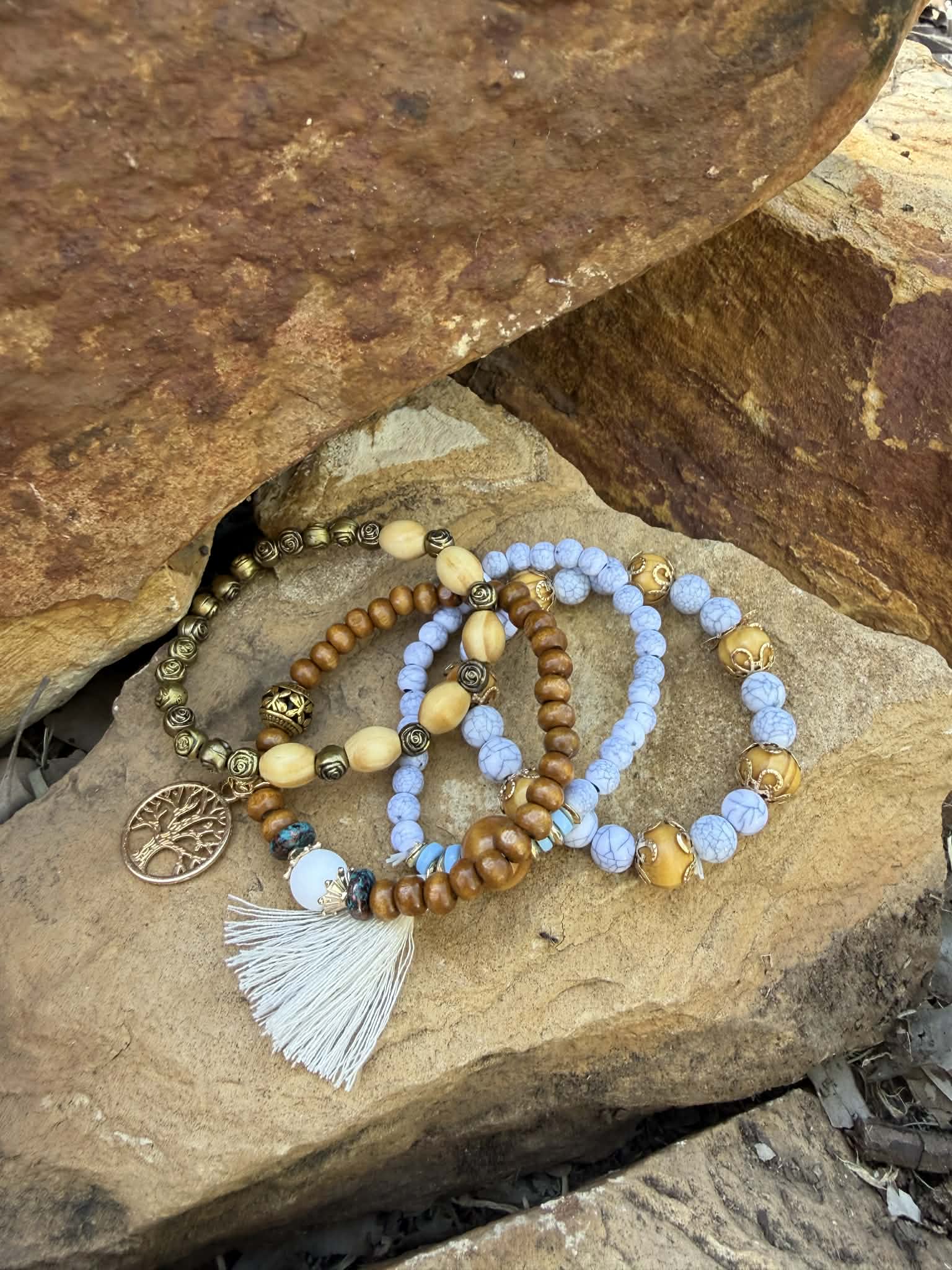 Blue Tree of Life Bracelet