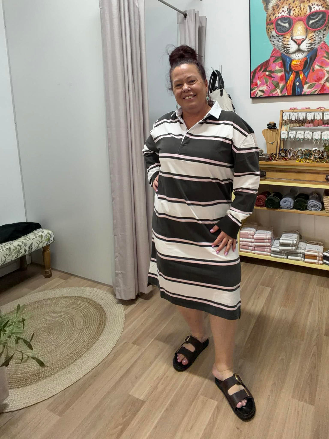 The Go To Rugby Dress Chocolate