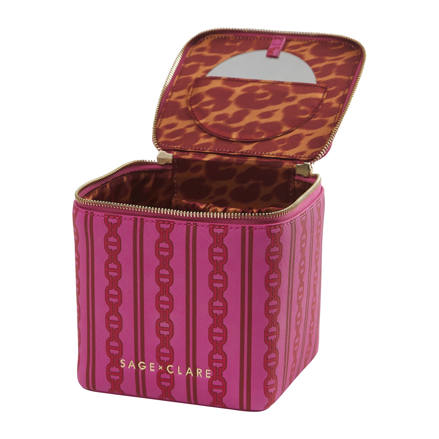 Acadia cosmetic case Fuschia