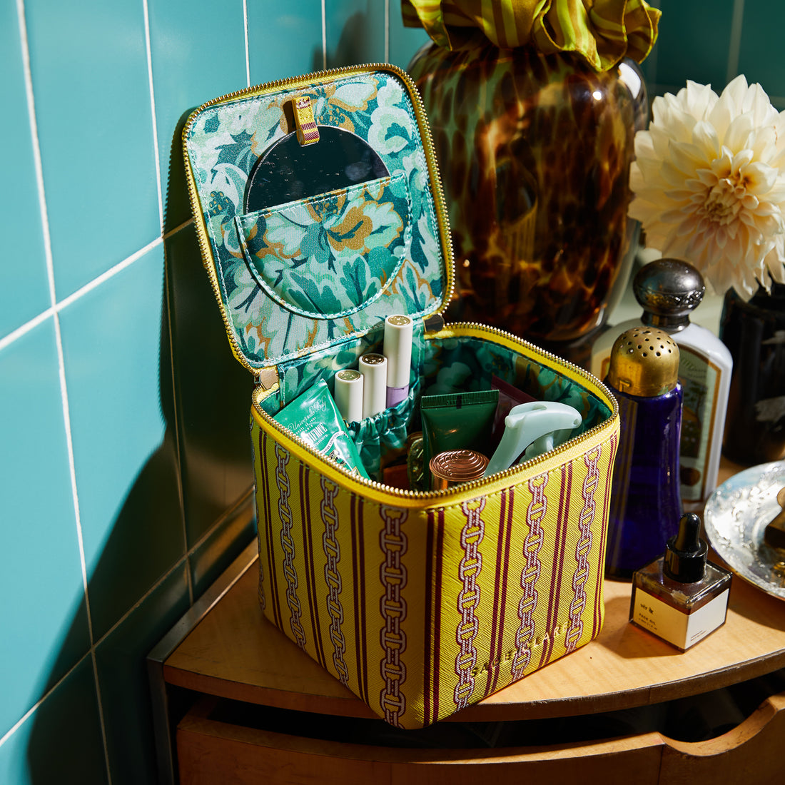 Acadia Cosmetic Case Mustard