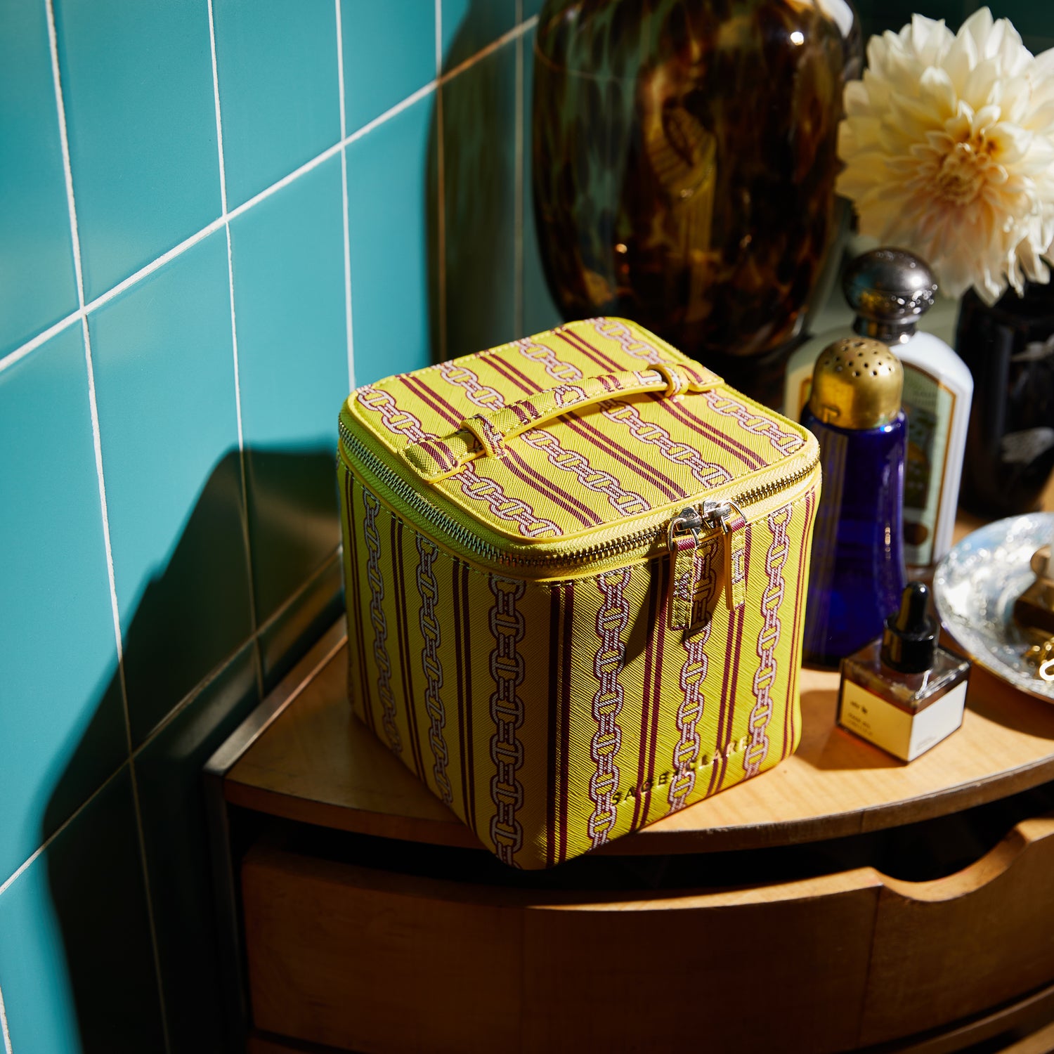 Acadia Cosmetic Case Mustard