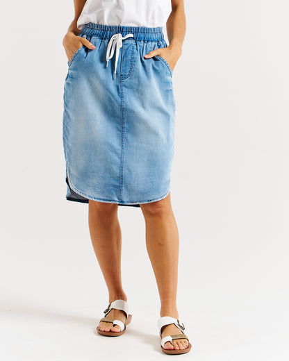 Alina Denim Skirt Denim