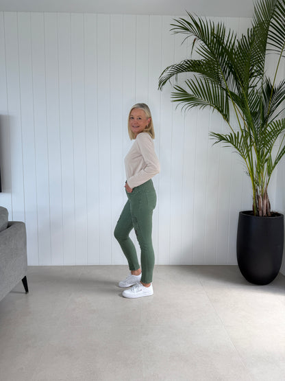 All that jazz jean - khaki