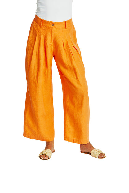 Amal Linen Palazzo Pant Jaffa